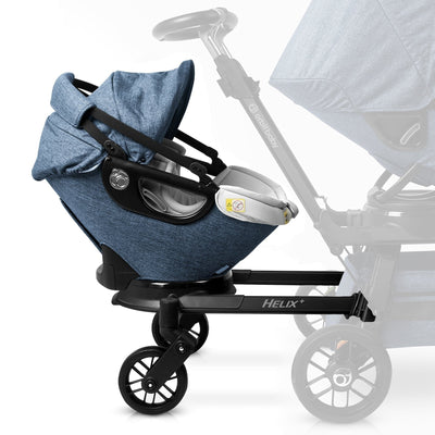 Orbit Baby Helix+ with G5 Infant Car Seat - Black / Mélange Navy