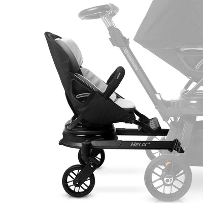 Orbit Baby Helix+ with Stroller Seat - Black / Black