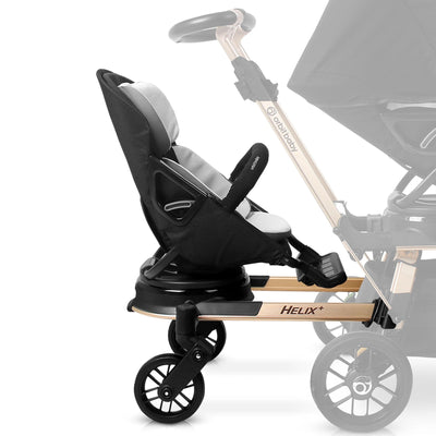 Orbit Baby Helix+ with Stroller Seat - Gold / Black