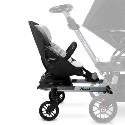 Orbit Baby Helix+ with Stroller Seat - Titanium / Black