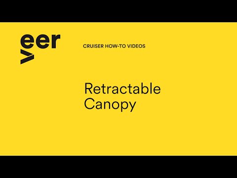 Veer Retractable Canopy for Cruiser - Strolleria