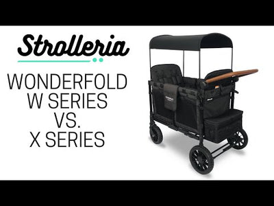 WonderFold X4M Push + Pull Quad Stroller Wagon