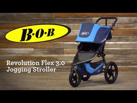 BOB Gear Revolution Flex 3.0 Jogging Stroller - Graphite Black - Strolleria