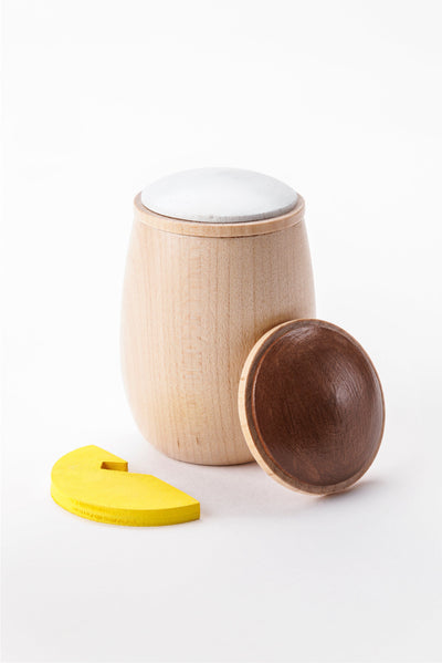 Milton & Goose Cafe set Wooden Play Cup with Toppings