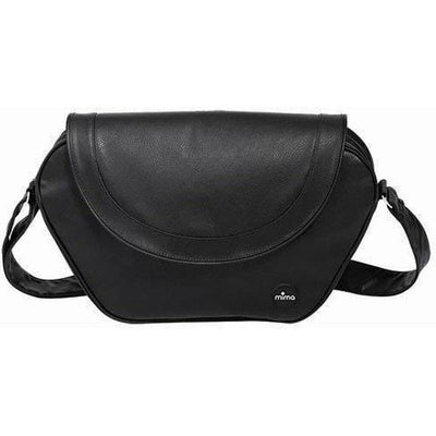 Mima Trendy Faux Leather Changing Bag-Black-S1101-10SB-Strolleria