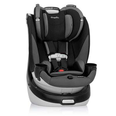 Evenflo Revolve360 Slim 2-in-1 Rotational Car Seat with SensorSafe Obsidian Black