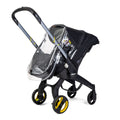 Doona Rain Cover - Clear Weather Shield on Stroller Side View | Strolleria