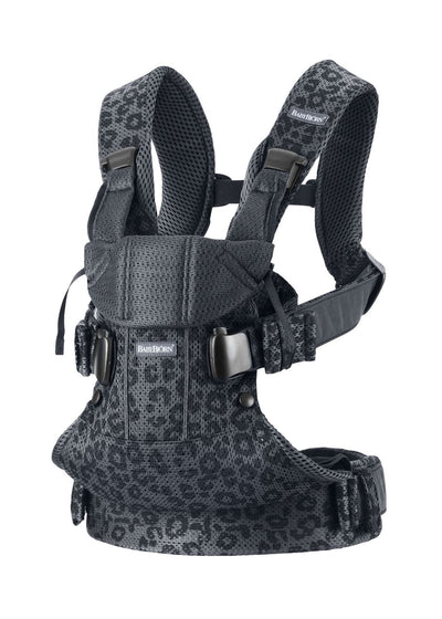 BabyBjörn Baby Carrier One Air - 3D Mesh Anthracite Leopard