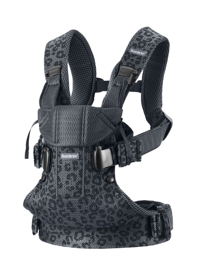 BabyBjörn Baby Carrier One Air - 3D Mesh Anthracite Leopard