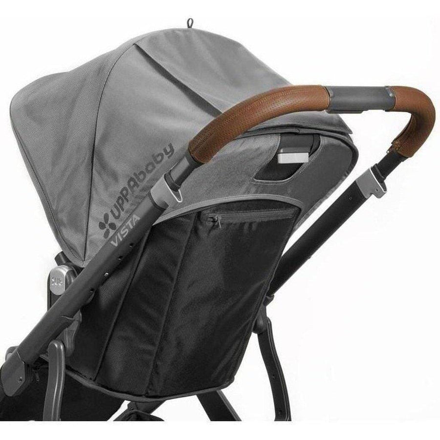 Leather handle stroller on sale