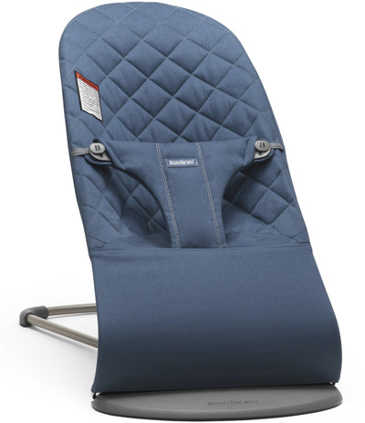 BabyBjörn Bouncer Bliss - Midnight Blue Quilted Cotton