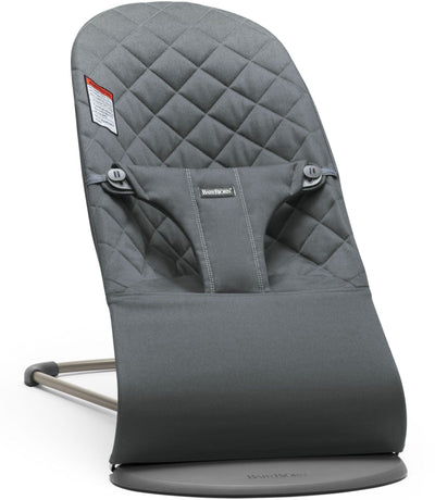 BabyBjörn Bouncer Bliss - Anthracite Quilted Cotton