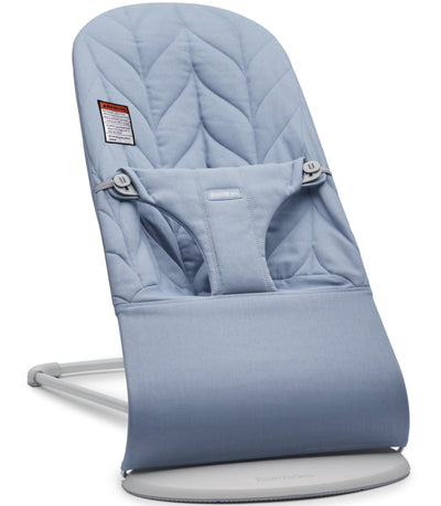 BabyBjörn Bouncer Bliss - Blue Petal Quilted Cotton