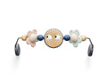BabyBjorn Toy Bar - Bouncer Bliss Googly Eyes Pastel - Pastel Blue & Pink Wooden Figures | Front View | Strolleria